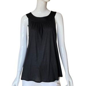 Express Black Sleeveless Relaxed Fit Tee Size Medium